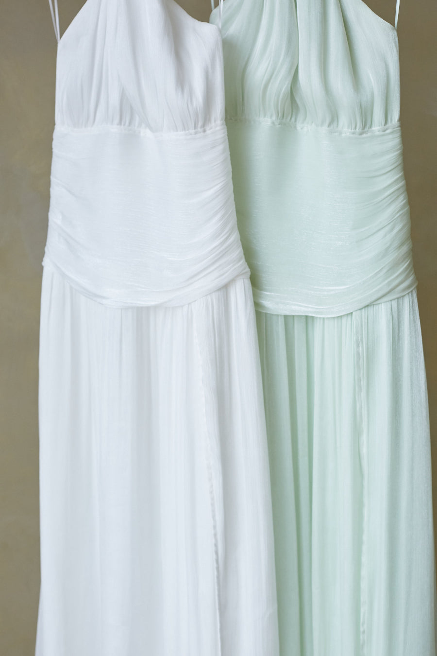Anastasia Drop Waist Halter Maxi Dress