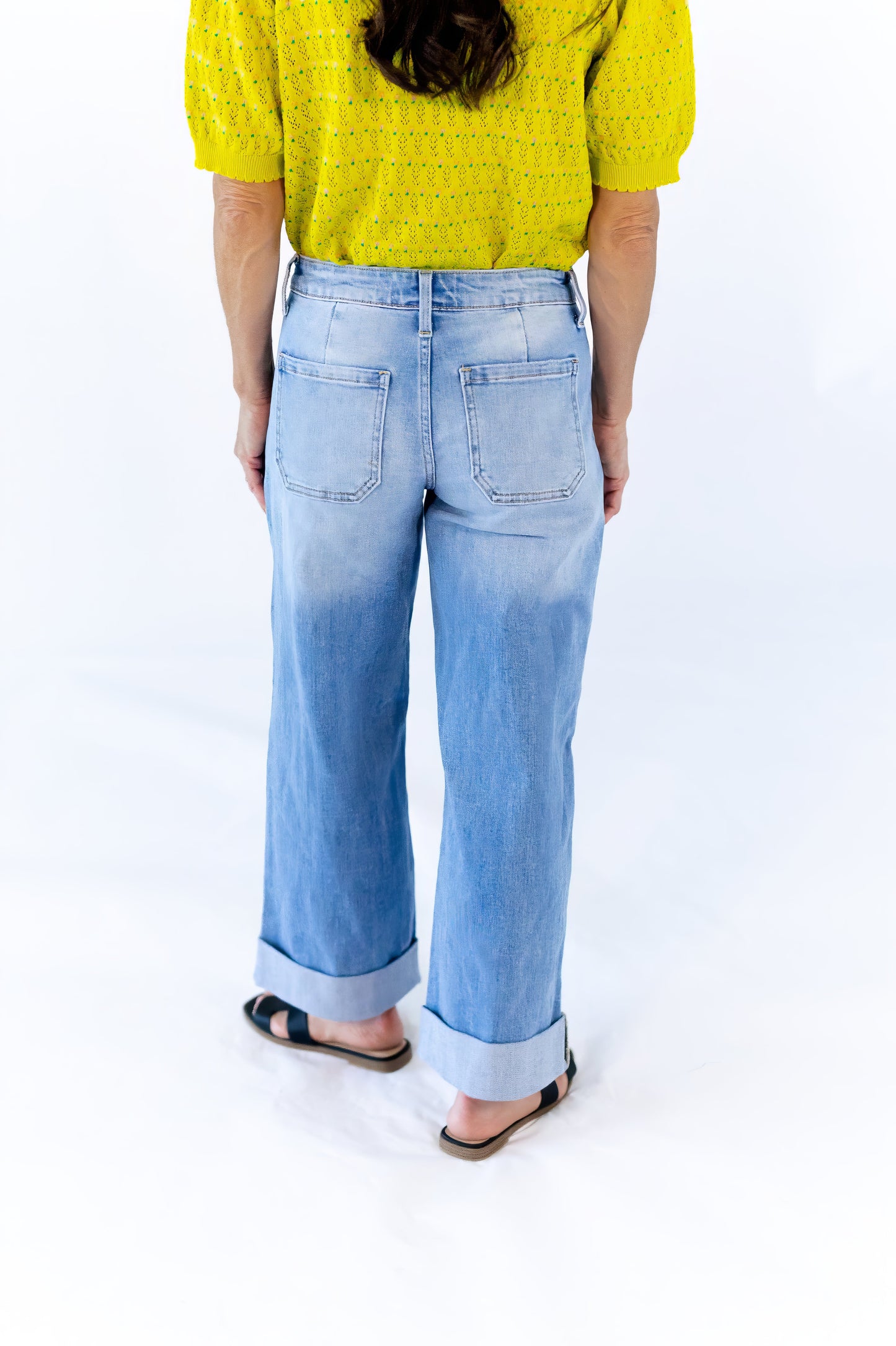 Manon Cuffed Denim