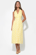 Hazel Embroidery Midi Dress
