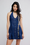 Clean Break Denim Mini Dress