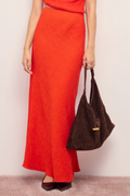 Selma Textured Bias Skirt
