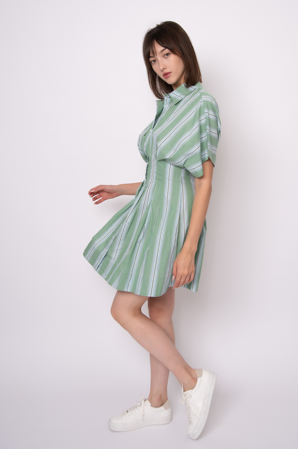 Lorine Stripe Mini Dress