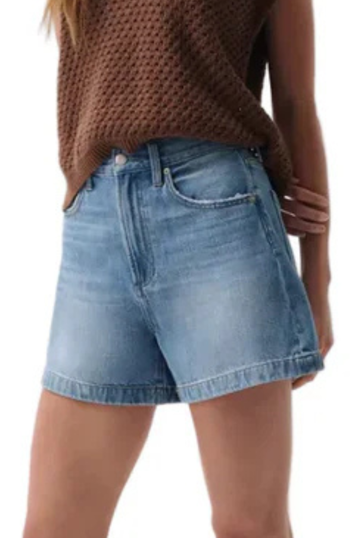 Saige High Rise Short - Sail Away