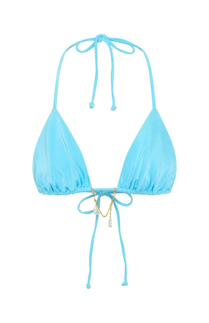 Lagoon Coast Bikini Top Caribbean Pearl