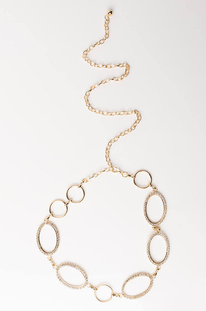 9 RINGS CHAIN BELT