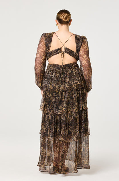 Anora Floral Tiered Maxi Dress