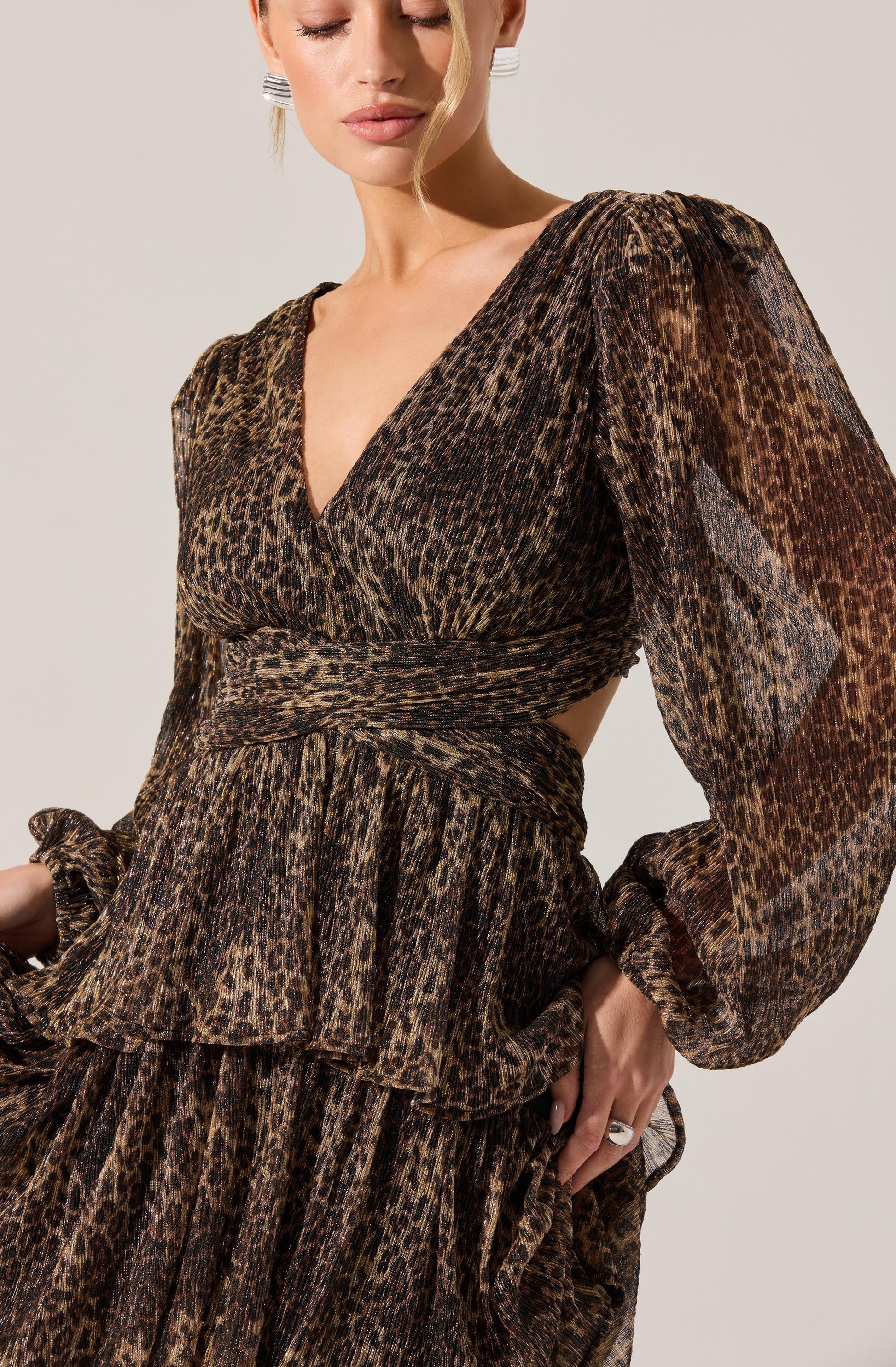 Anora Floral Tiered Maxi Dress