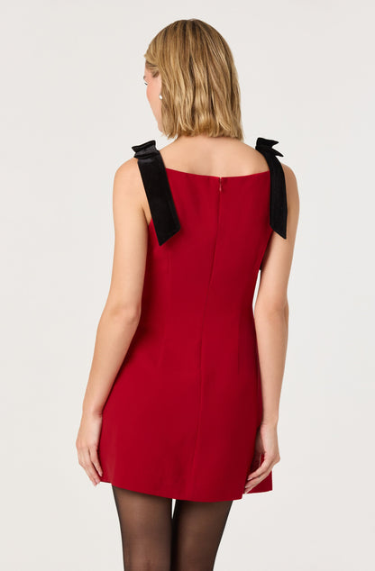Ambria Bow Mini Dress