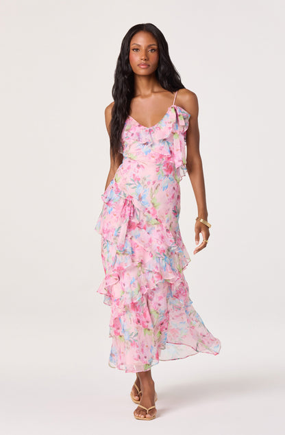 Amiya Chiffon Maxi Dress