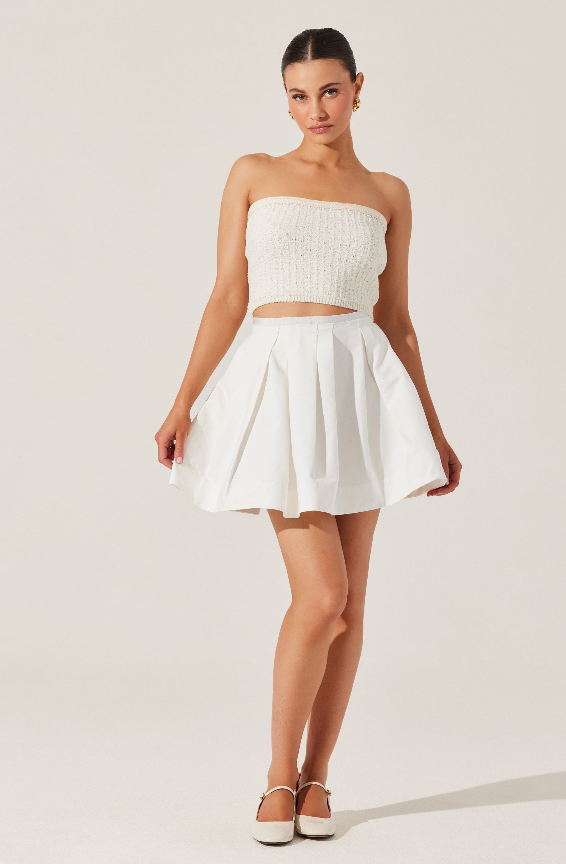 Antheia Pleated Mini Skirt