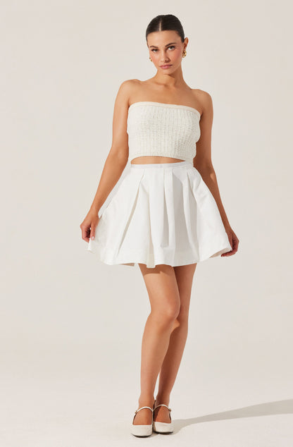 Antheia Pleated Mini Skirt