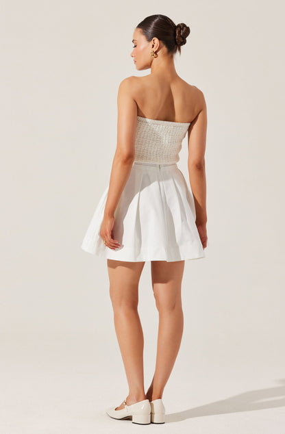 Antheia Pleated Mini Skirt