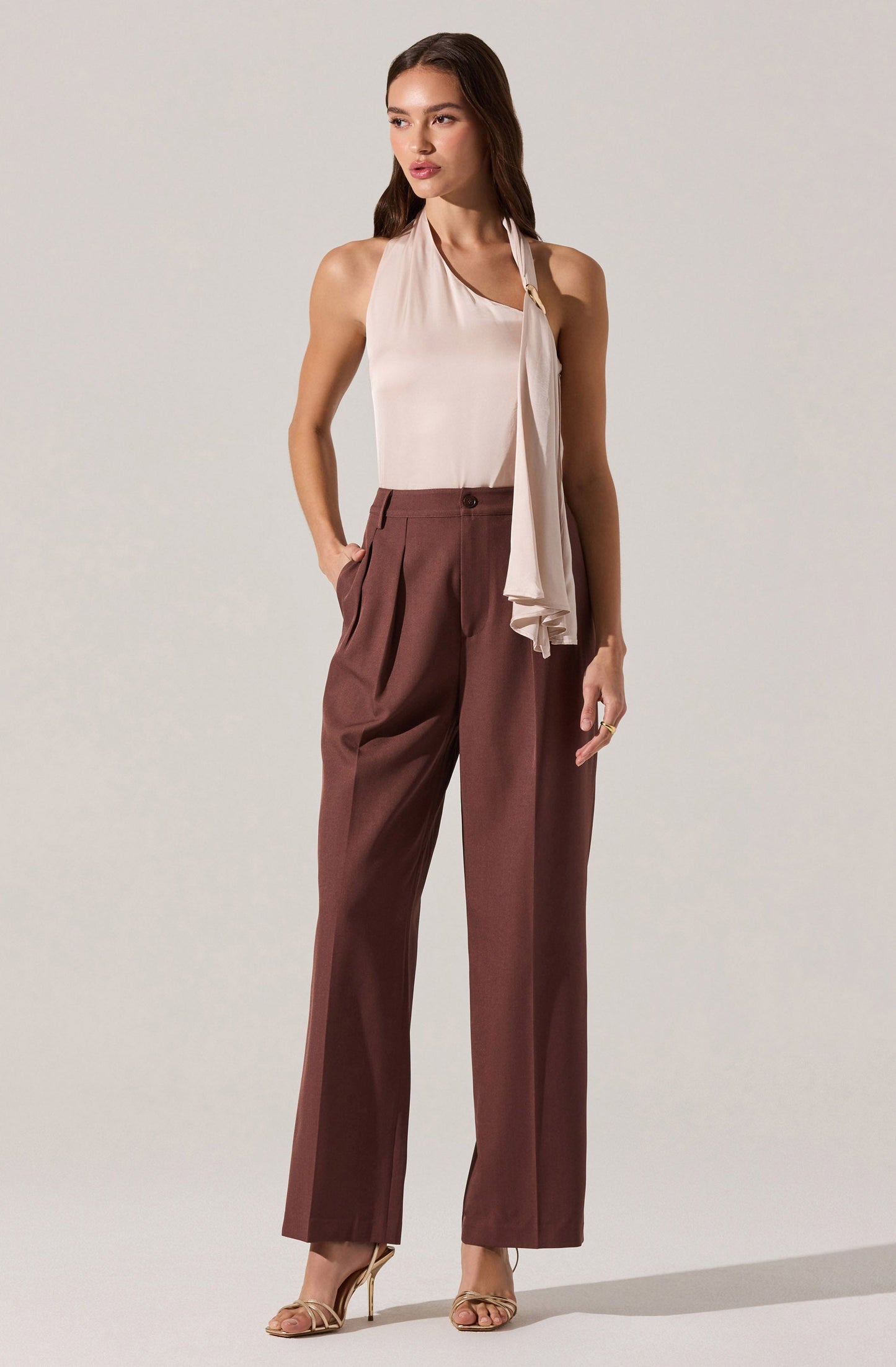 Alyx Asymmetrical Halter Top