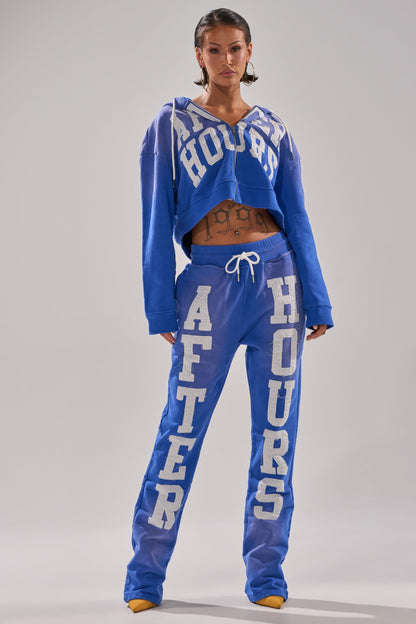 AFTER HOURS ZIP UP SWEATSHIRT