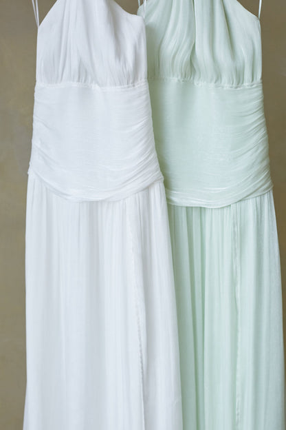 Anastasia Drop Waist Halter Maxi Dress