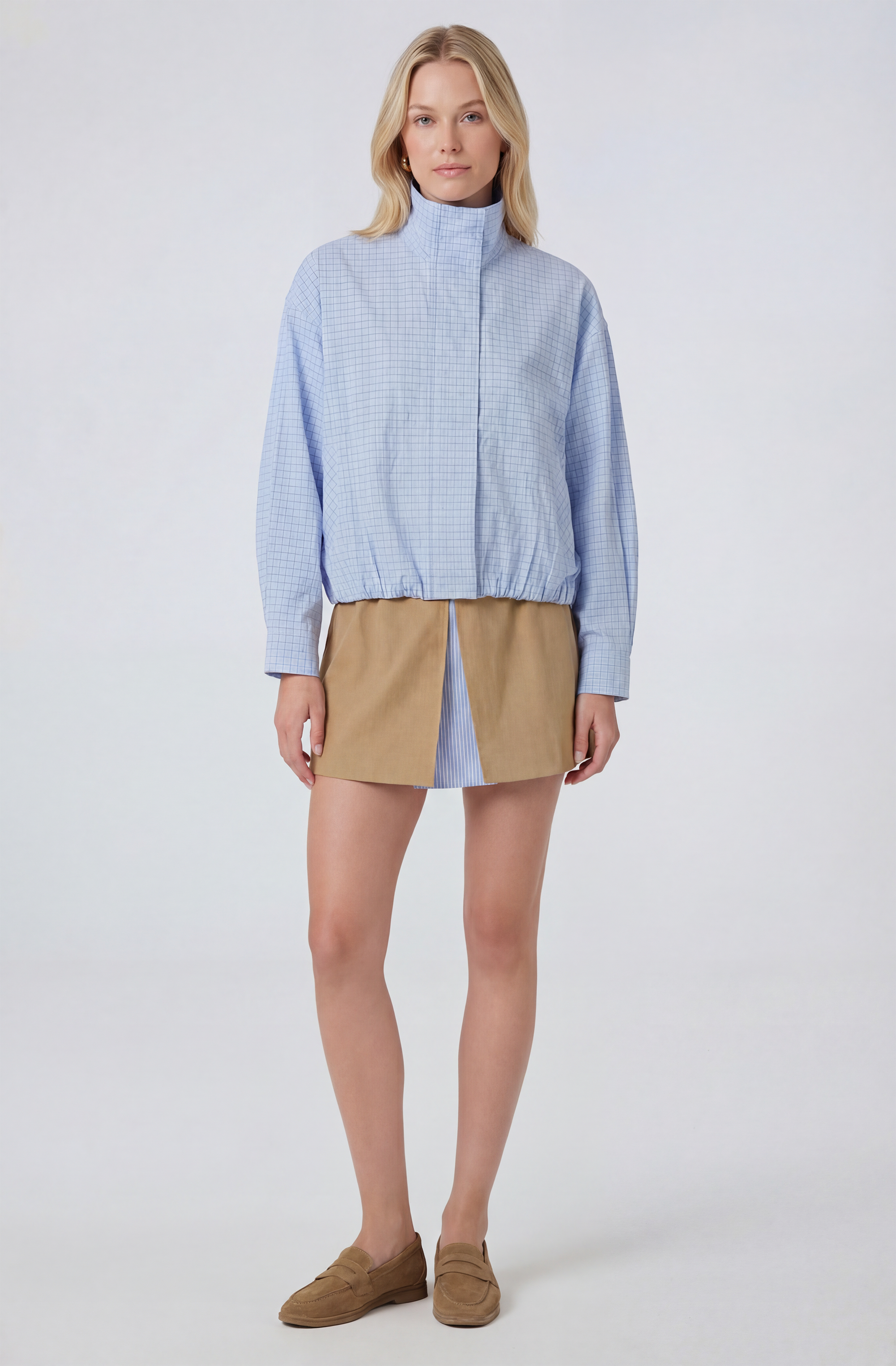 Alycia Contrast Mini Skirt
