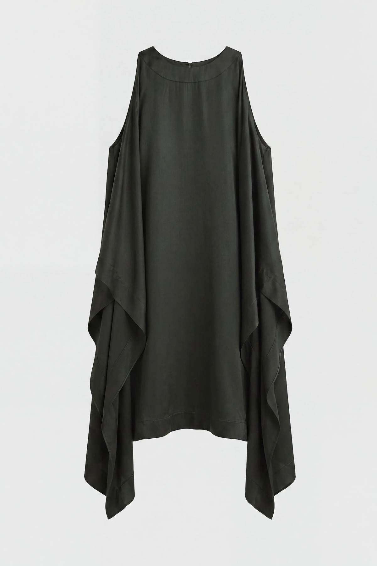 BONDI BORN Como Waterfall Mini Dress - Forest