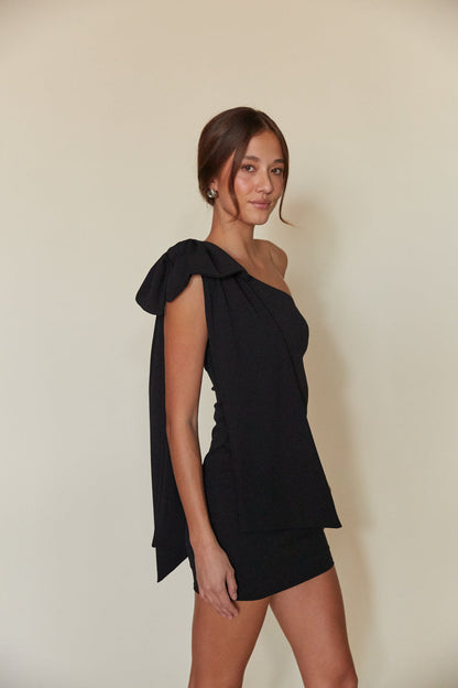 Mischa Bow Bodycon Mini Dress