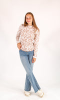 Kicks & Giggles Top・Taupe