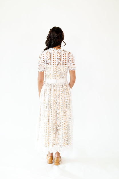 Angelica Lace Midi Dress