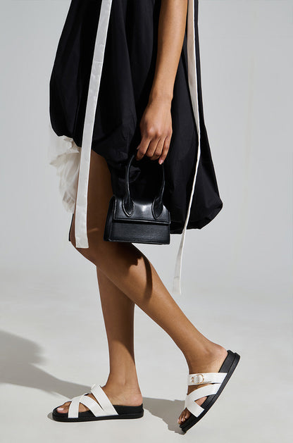 AKIRA NESSAROSE WHITE SANDAL