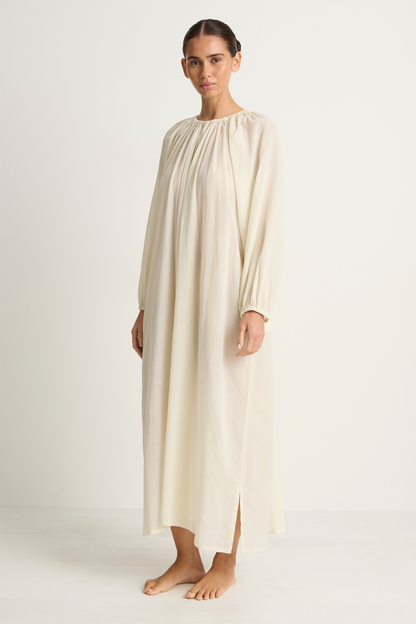 Mikoh Aniwa Maxi Dress - Chalk