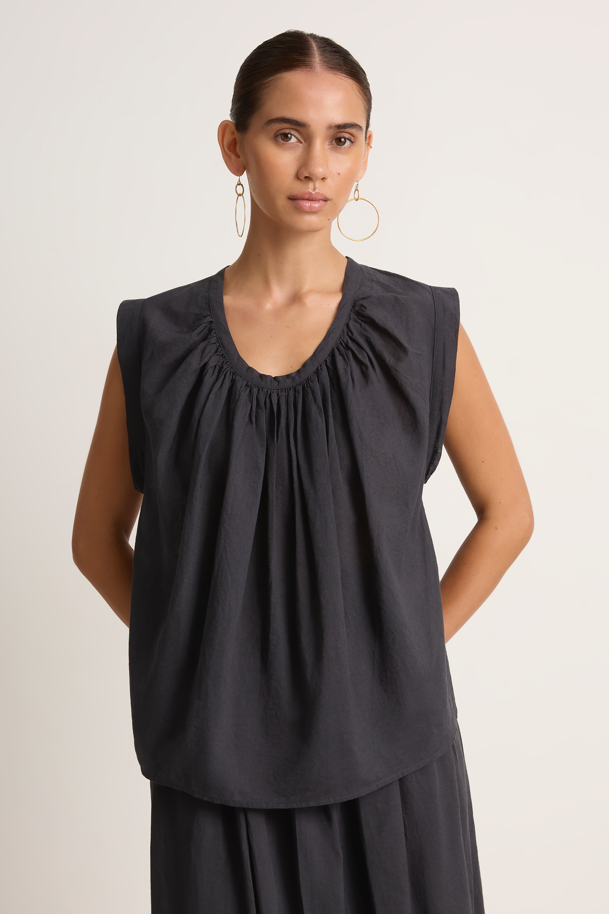 Elsa Esturgie Pastel Top - Carbon