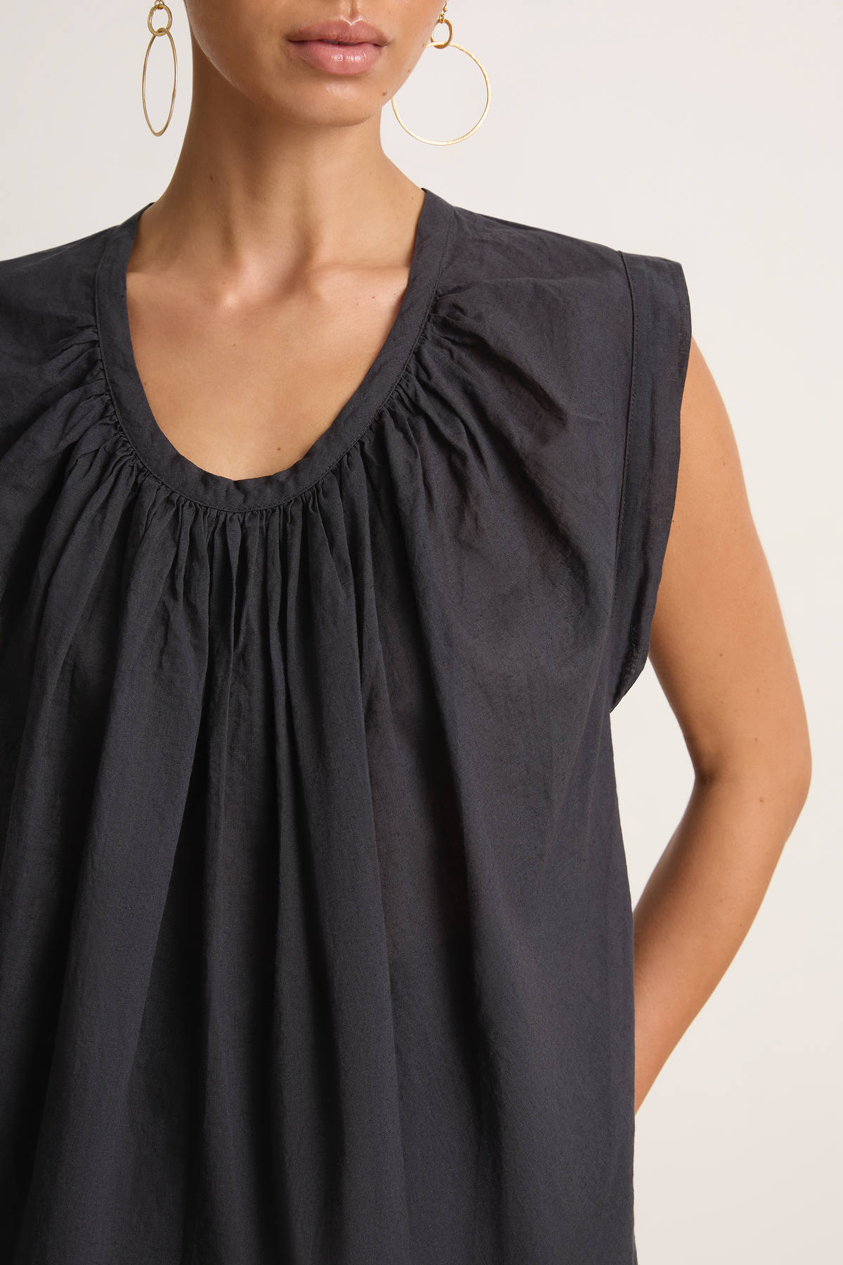 Elsa Esturgie Pastel Top - Carbon