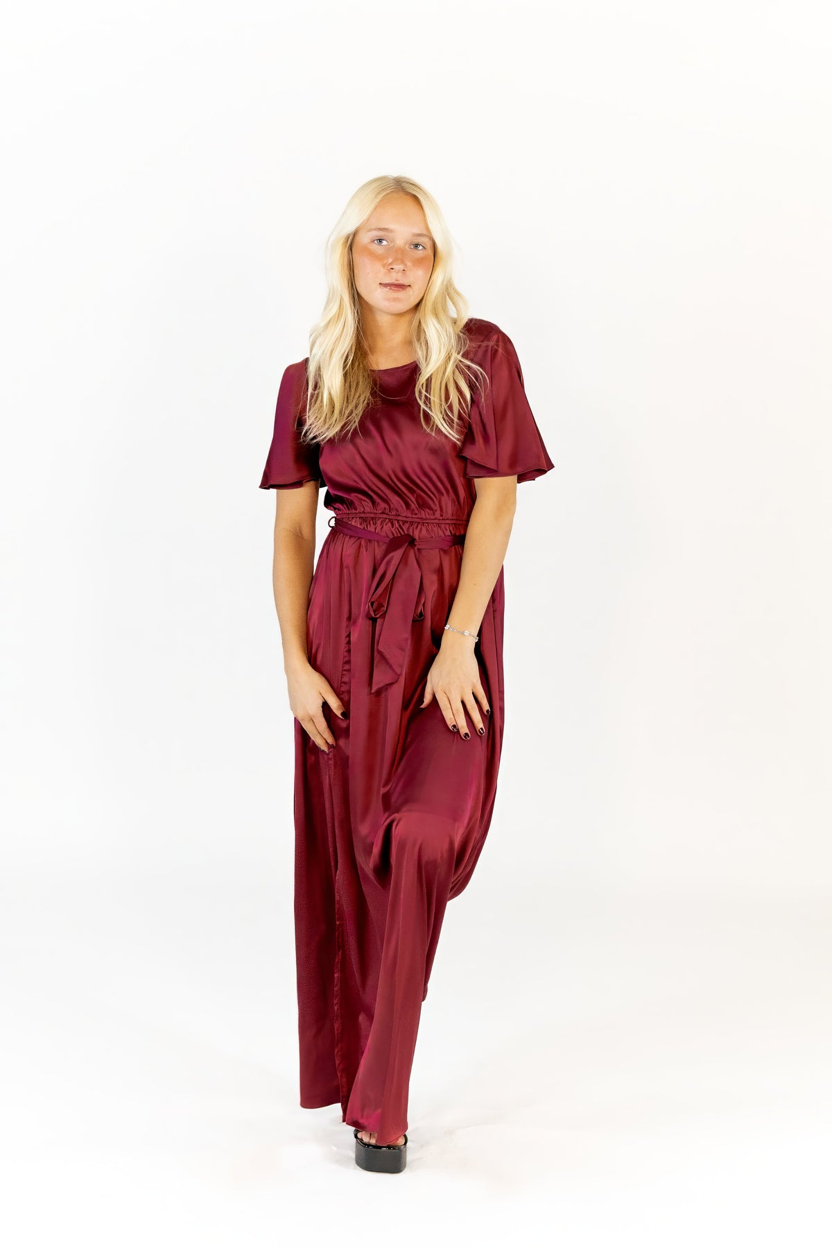 Vince Tie Waist Maxi Dress