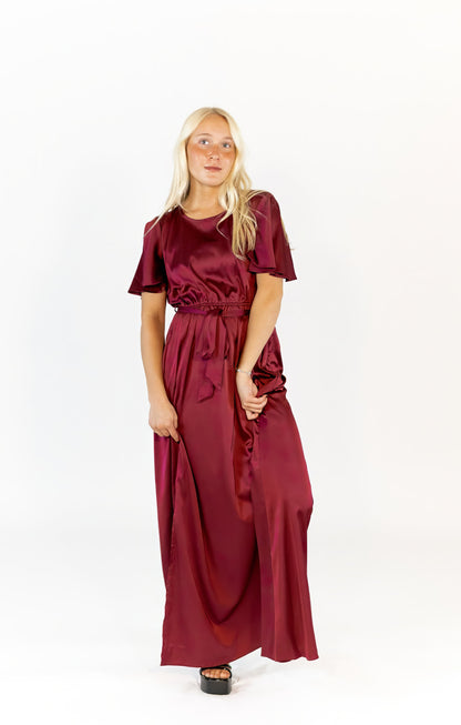 Vince Tie Waist Maxi Dress