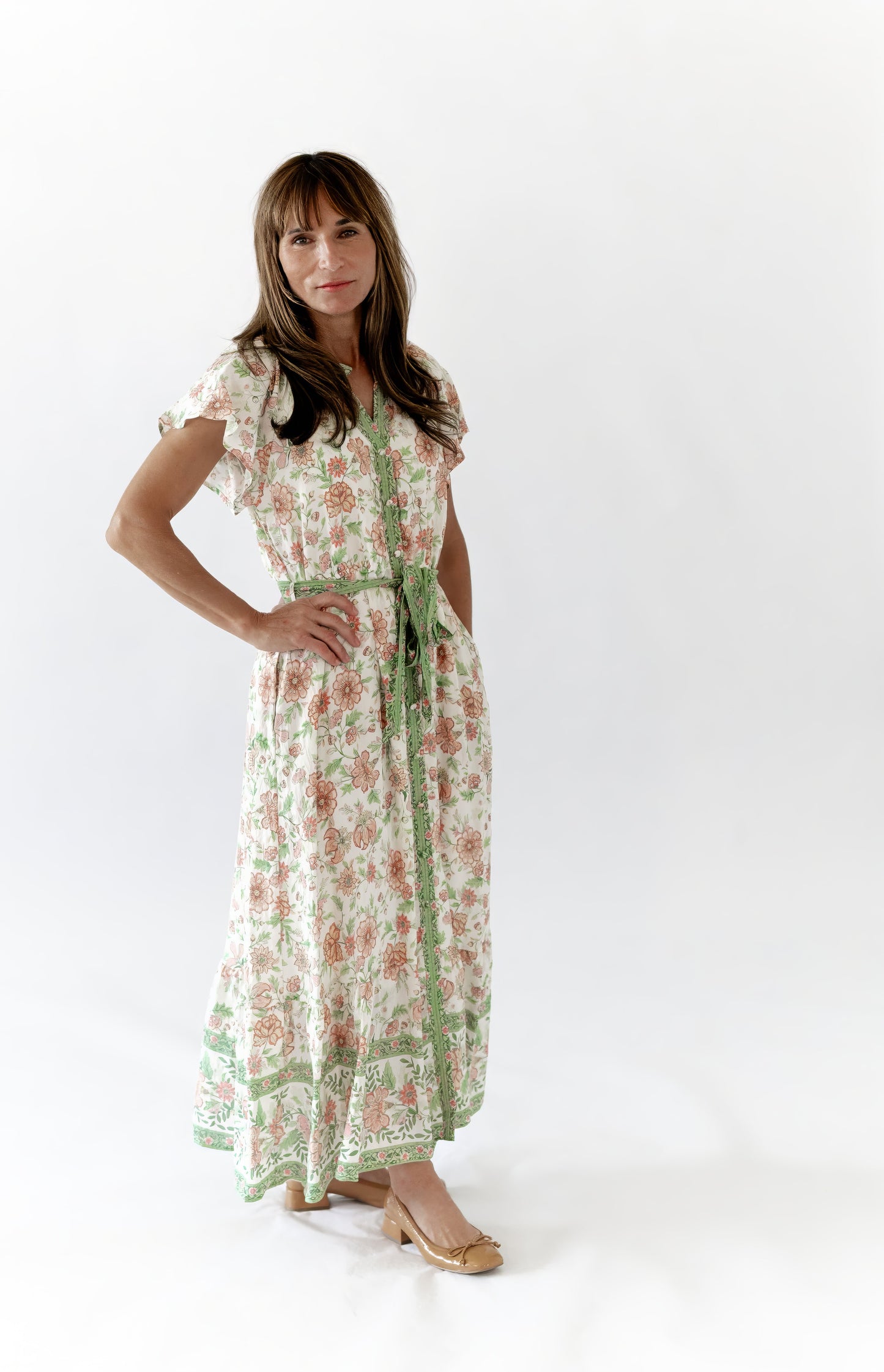 Alyssa Mixed Print Midi Dress ⭐︎ Restocked