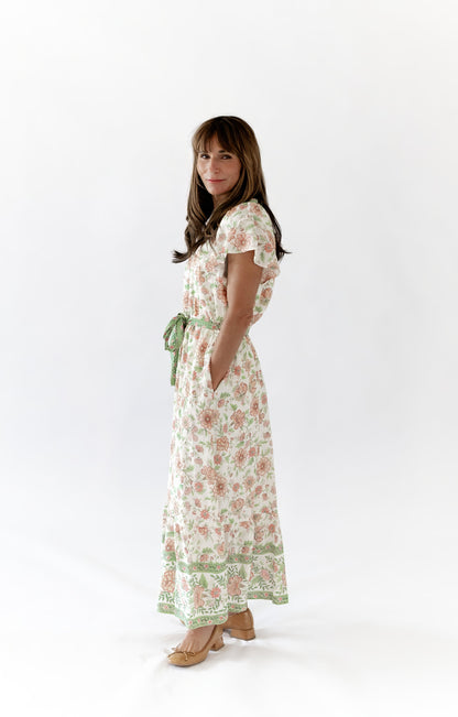 Alyssa Mixed Print Midi Dress ⭐︎ Restocked