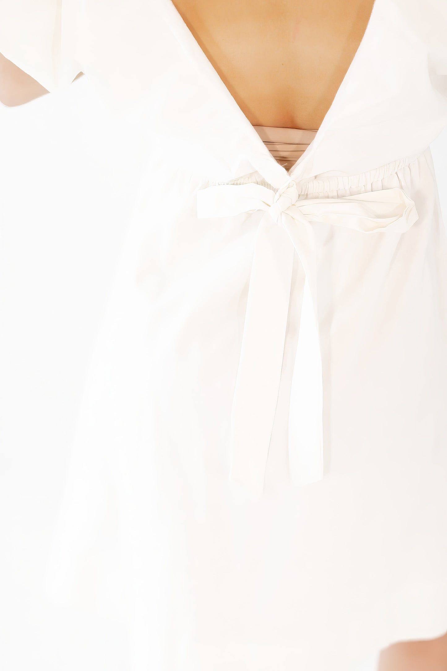 Penny Bow Detail Mini Dress
