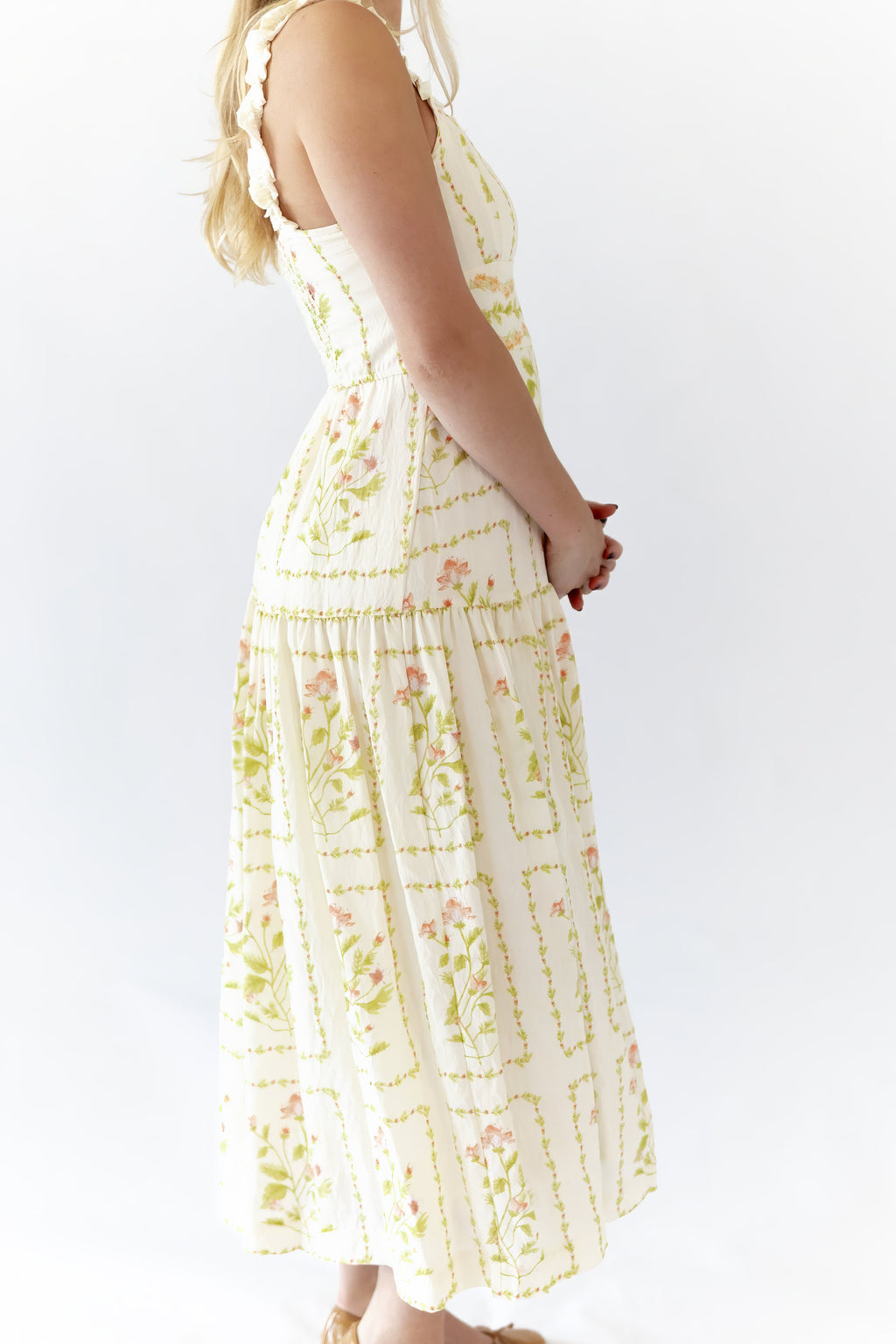 Welsie Floral Midi Dress