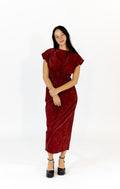 Calluna Pleated Midi Dress