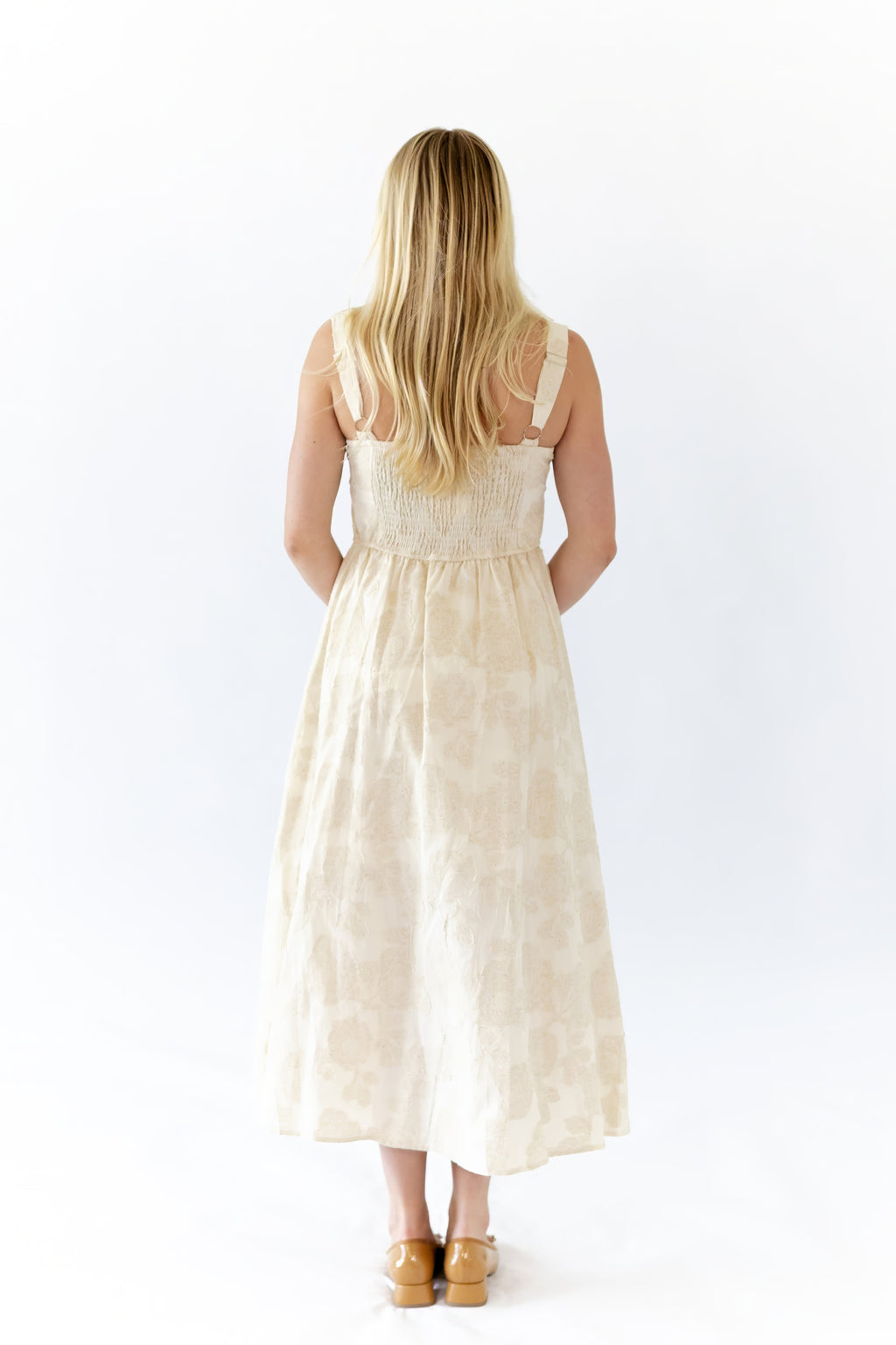 Tayna Jacquard Midi Dress