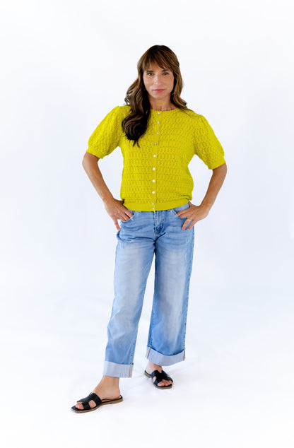 Manon Cuffed Denim