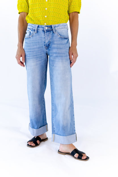 Manon Cuffed Denim