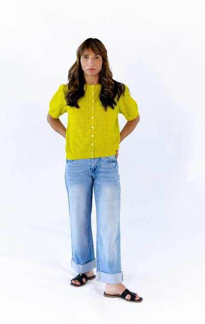 Manon Cuffed Denim