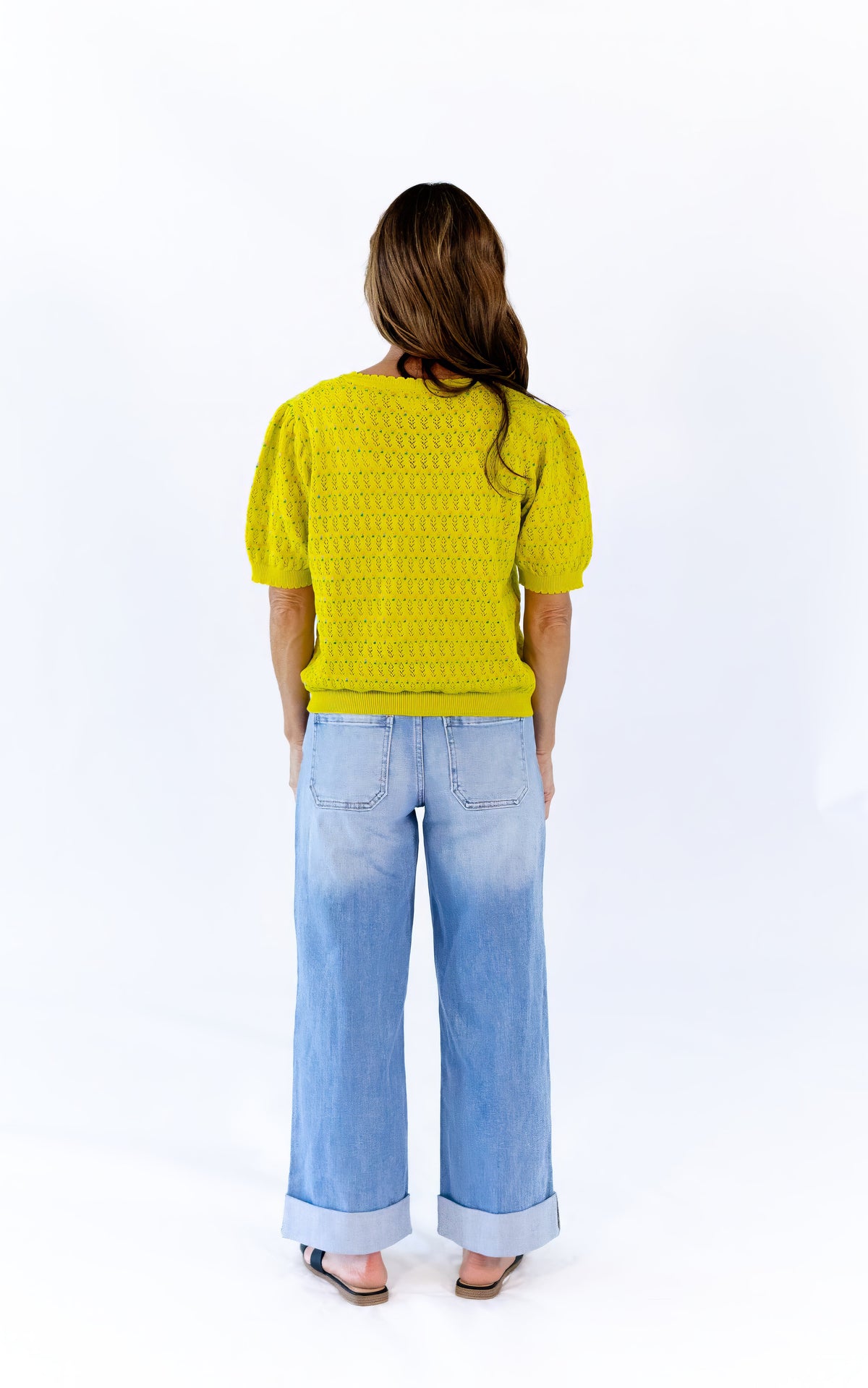 Manon Cuffed Denim