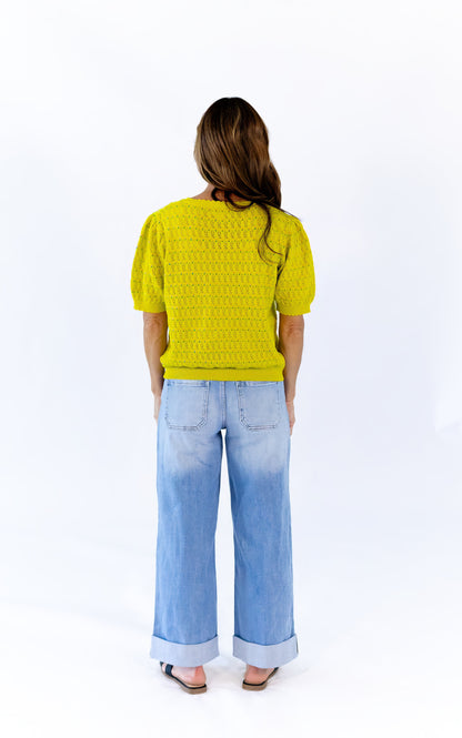 Manon Cuffed Denim