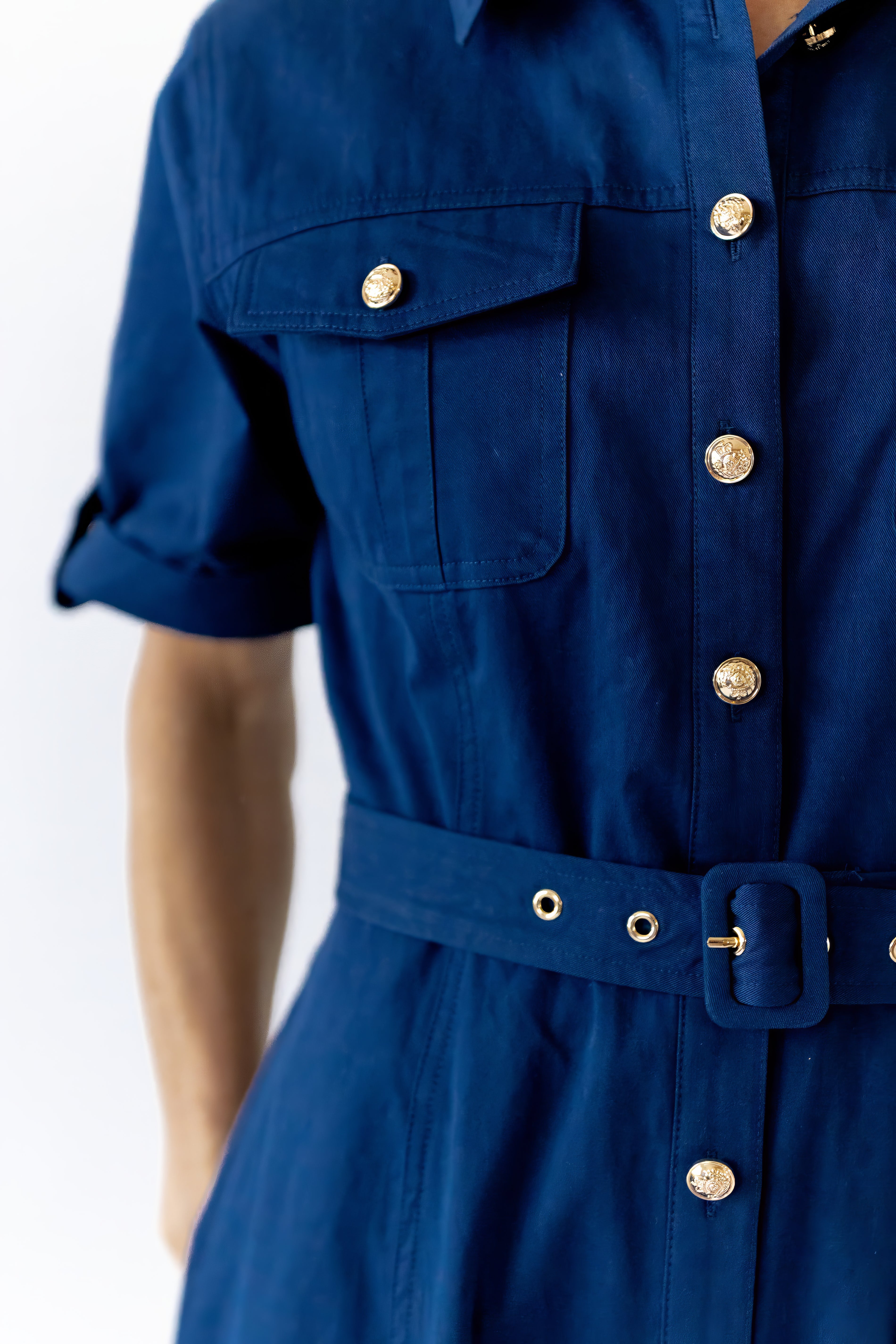 Indra Belted Maxi Dress