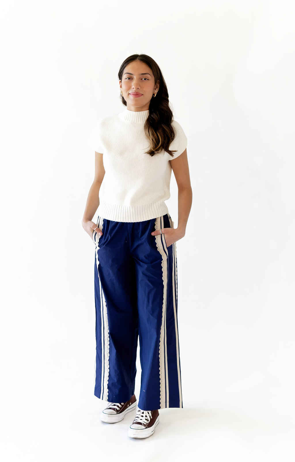 Franka Classic Mock Neck Top