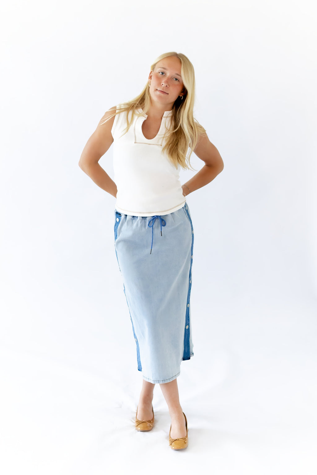 Cambria Denim Skirt ⭐︎ Restocked