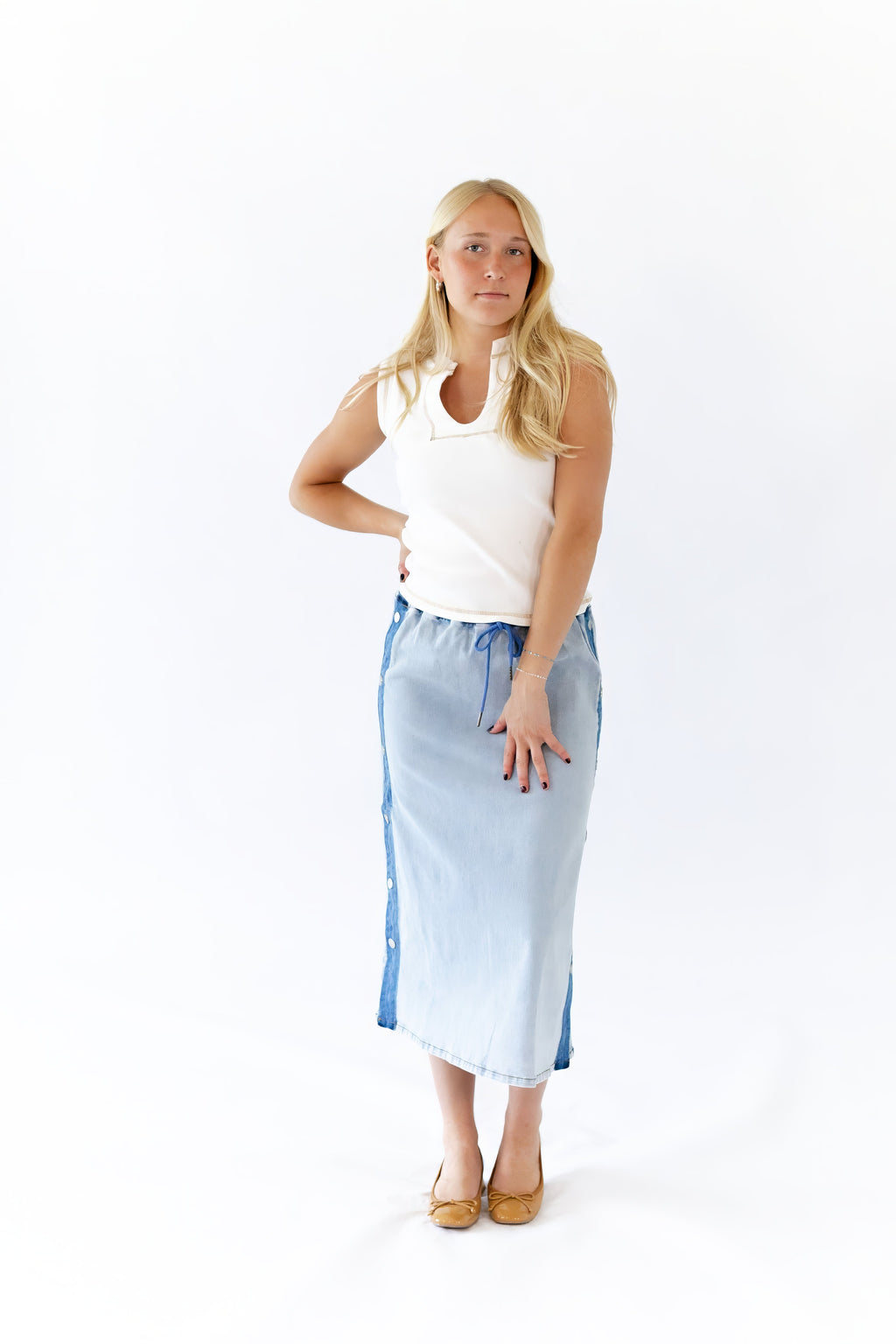 Cambria Denim Skirt ⭐︎ Restocked