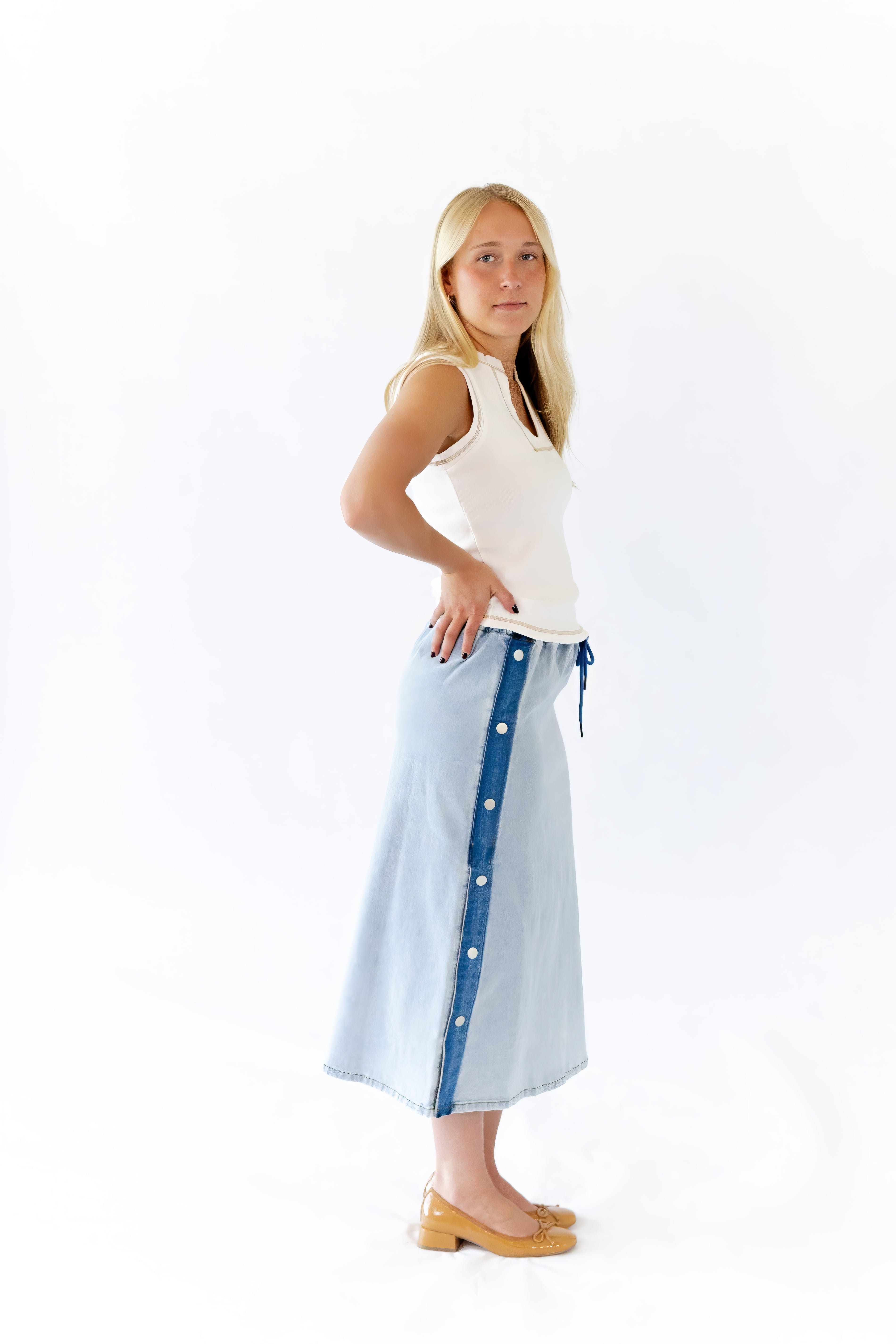 Cambria Denim Skirt ⭐︎ Restocked
