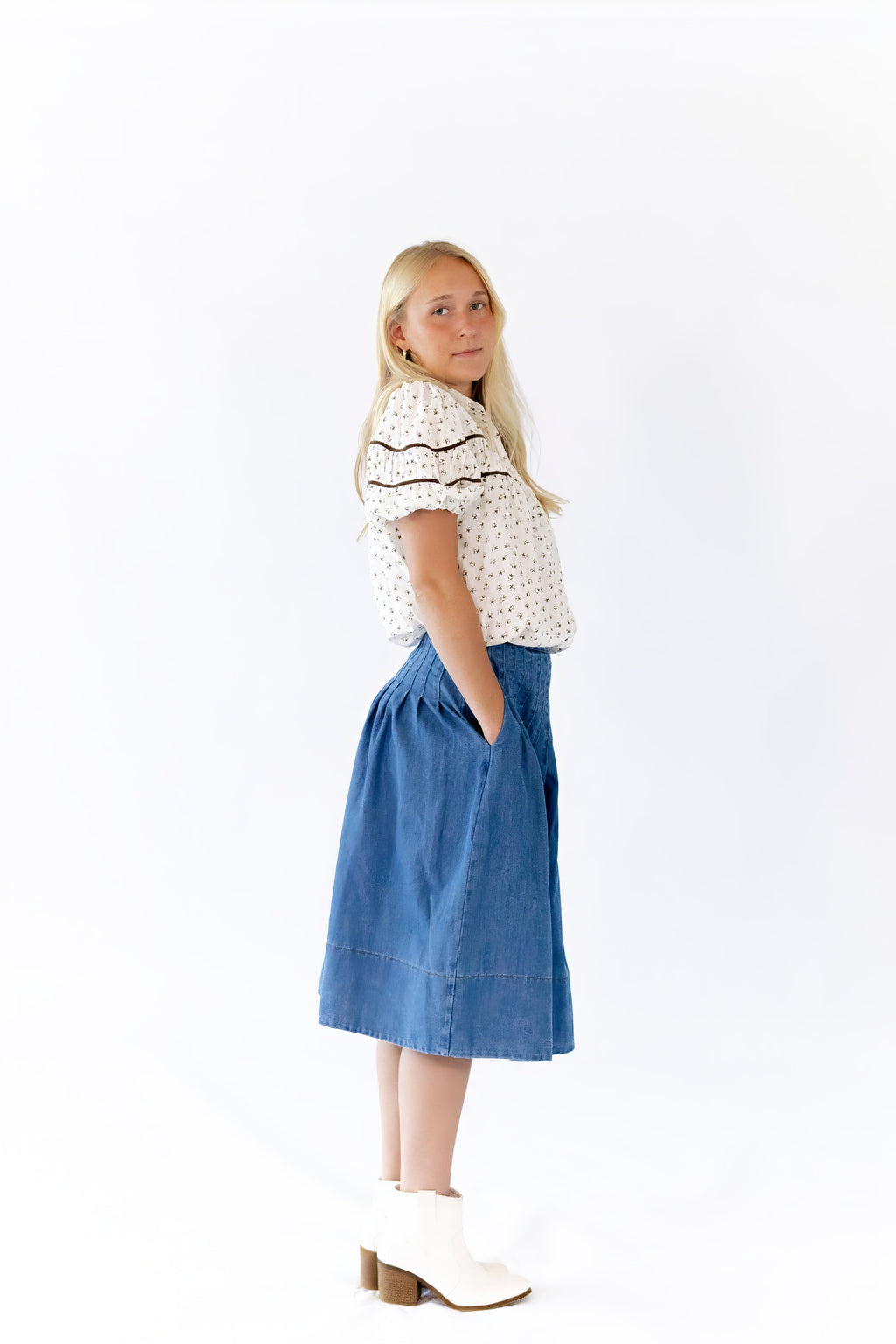 Cecile Floral Print Blouse