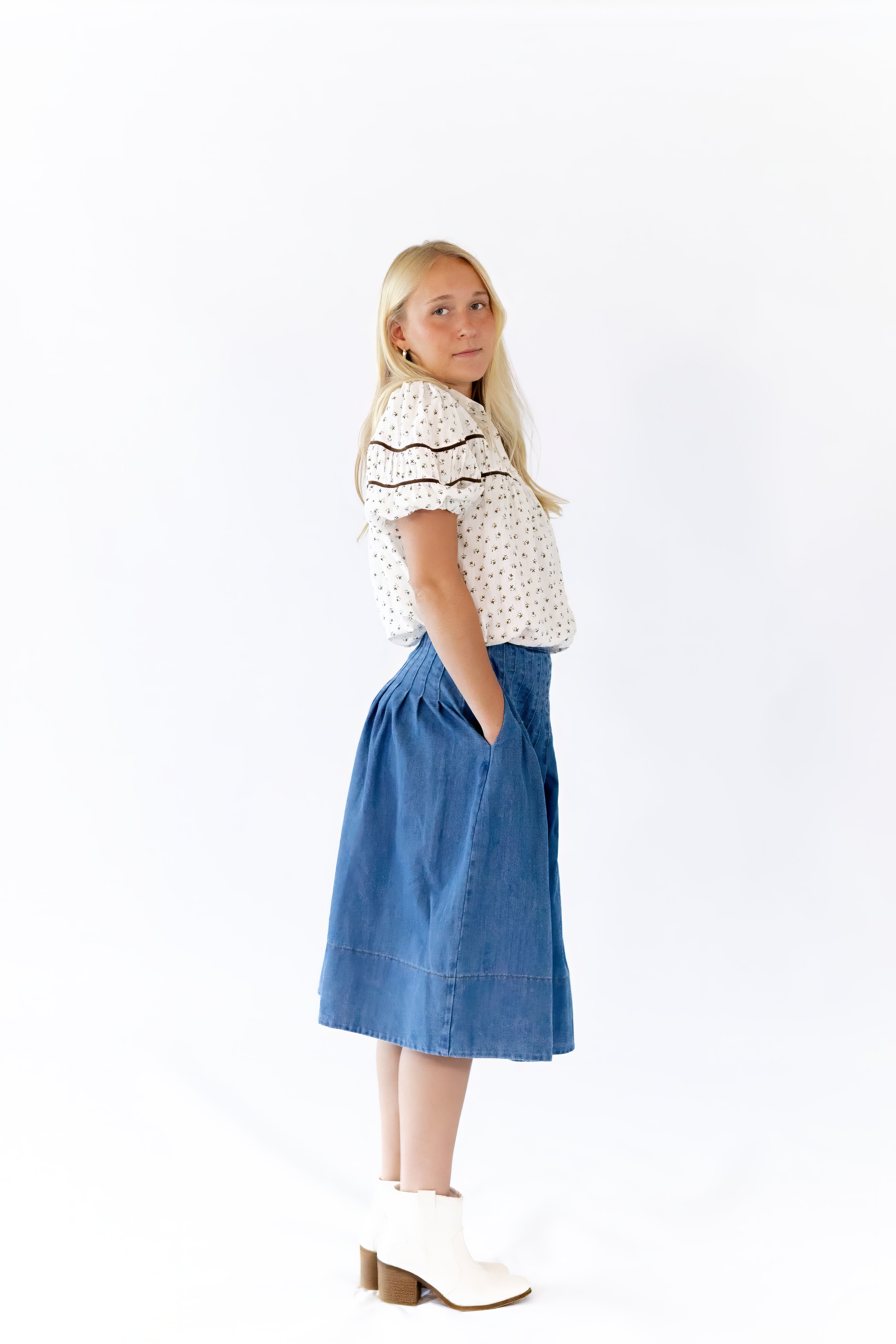 Cecile Floral Print Blouse