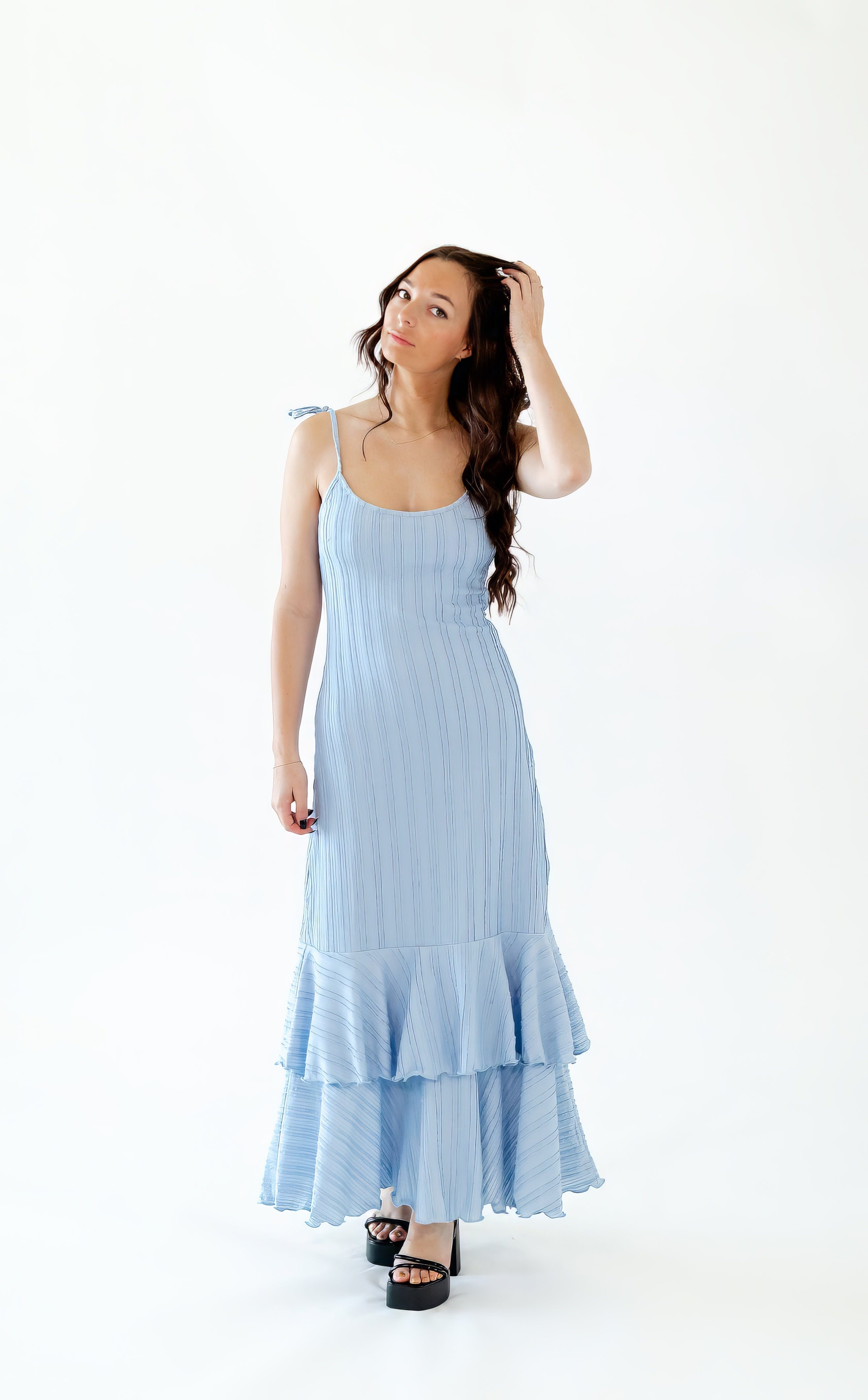 Santorini Maxi Dress・Periwinkle