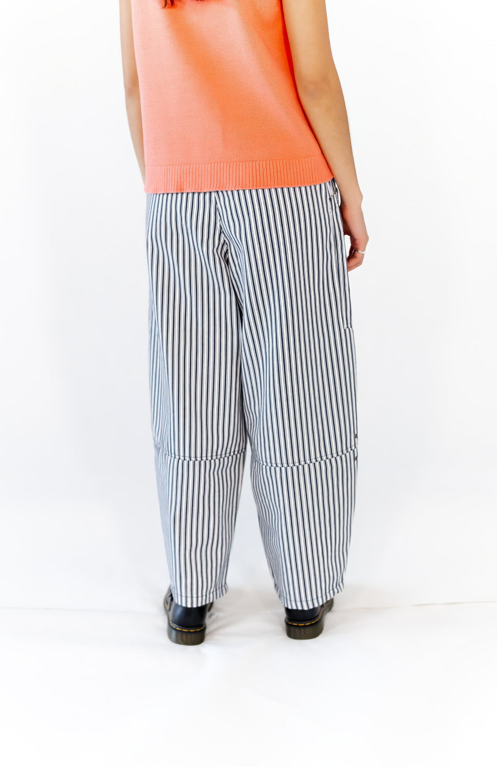 Andi Striped Pants · Navy